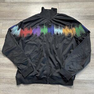 PNB Nation Jacket Embroidered Soundwave Black Hip Hop 3XL